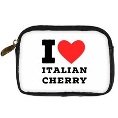 I Love Italian Cherry Digital Camera Leather Case by ilovewhateva