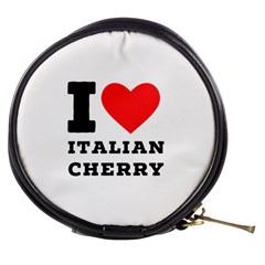 I Love Italian Cherry Mini Makeup Bag by ilovewhateva