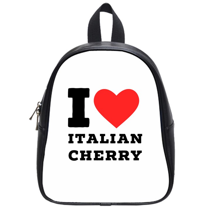 I love Italian cherry School Bag (Small)