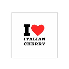 I Love Italian Cherry Satin Bandana Scarf 22  X 22  by ilovewhateva