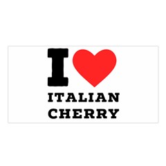 I Love Italian Cherry Satin Shawl 45  X 80  by ilovewhateva