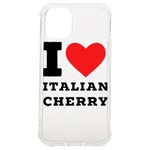 I love Italian cherry iPhone 12 mini TPU UV Print Case	 Front