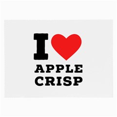 I Love Apple Crisp Large Glasses Cloth by ilovewhateva