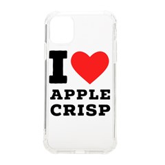 I Love Apple Crisp Iphone 11 Tpu Uv Print Case by ilovewhateva