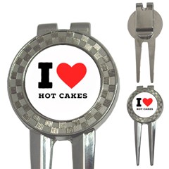 I Love Hot Cakes 3-in-1 Golf Divots by ilovewhateva