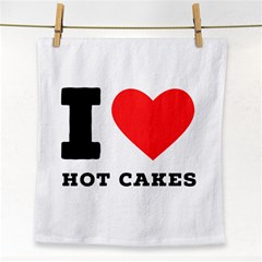 I Love Hot Cakes Face Towel by ilovewhateva