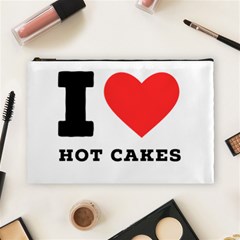 I Love Hot Cakes Cosmetic Bag (large) by ilovewhateva