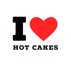 I Love Hot Cakes Wooden Puzzle Hexagon by ilovewhateva