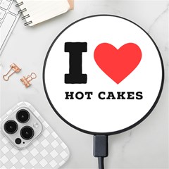 I Love Hot Cakes Wireless Fast Charger(black) by ilovewhateva