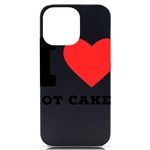 I love hot cakes iPhone 14 Pro Max Black UV Print Case Front