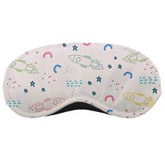 Spaceship Pattern Star Sleeping Mask by danenraven