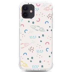 Spaceship Pattern Star Iphone 12/12 Pro Tpu Uv Print Case by danenraven