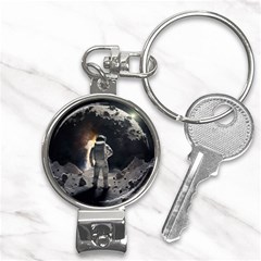 Astronaut Space Walk Nail Clippers Key Chain by danenraven