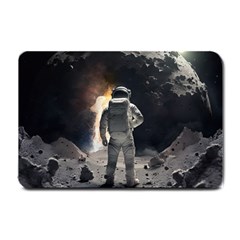 Astronaut Space Walk Small Doormat by danenraven