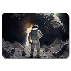 Astronaut Space Walk Large Doormat by danenraven