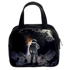 Astronaut Space Walk Classic Handbag (two Sides) by danenraven