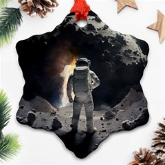 Astronaut Space Walk Ornament (snowflake) by danenraven