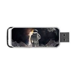 Astronaut Space Walk Portable Usb Flash (one Side) by danenraven