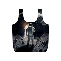 Astronaut Space Walk Full Print Recycle Bag (s) by danenraven