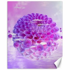 Dahlia Blossom Bloom Dahlias Fall Canvas 16  X 20  by danenraven