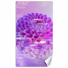 Dahlia Blossom Bloom Dahlias Fall Canvas 40  X 72  by danenraven