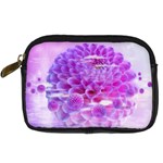 Dahlia Blossom Bloom Dahlias Fall Digital Camera Leather Case Front