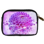 Dahlia Blossom Bloom Dahlias Fall Digital Camera Leather Case Back