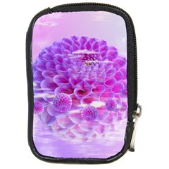 Dahlia Blossom Bloom Dahlias Fall Compact Camera Leather Case by danenraven