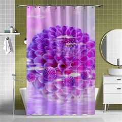 Dahlia Blossom Bloom Dahlias Fall Shower Curtain 48  X 72  (small)  by danenraven