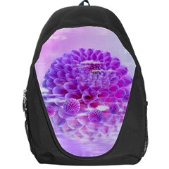 Dahlia Blossom Bloom Dahlias Fall Backpack Bag by danenraven