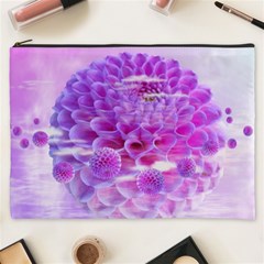 Dahlia Blossom Bloom Dahlias Fall Cosmetic Bag (xxxl) by danenraven