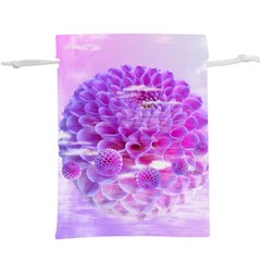 Dahlia Blossom Bloom Dahlias Fall Lightweight Drawstring Pouch (xl) by danenraven