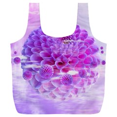 Dahlia Blossom Bloom Dahlias Fall Full Print Recycle Bag (xxl) by danenraven