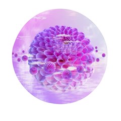 Dahlia Blossom Bloom Dahlias Fall Mini Round Pill Box (pack Of 5) by danenraven