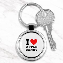 I Love Apple Candy Key Chain (round) by ilovewhateva