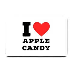 I Love Apple Candy Small Doormat by ilovewhateva