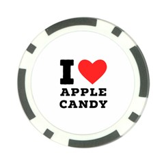 I Love Apple Candy Poker Chip Card Guard by ilovewhateva