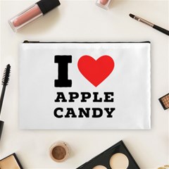 I Love Apple Candy Cosmetic Bag (large) by ilovewhateva