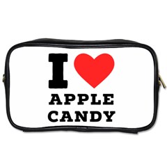 I Love Apple Candy Toiletries Bag (one Side) by ilovewhateva