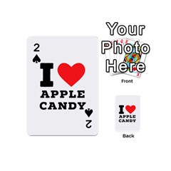 I Love Apple Candy Playing Cards 54 Designs (mini) by ilovewhateva