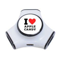 I Love Apple Candy 3-port Usb Hub by ilovewhateva