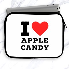 I Love Apple Candy Apple Ipad 2/3/4 Zipper Cases by ilovewhateva