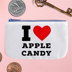 I Love Apple Candy Large Coin Purse by ilovewhateva