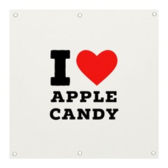 I Love Apple Candy Banner And Sign 3  X 3  by ilovewhateva