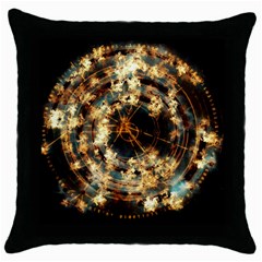 Science Fiction Background Fantasy Throw Pillow Case (black) by danenraven