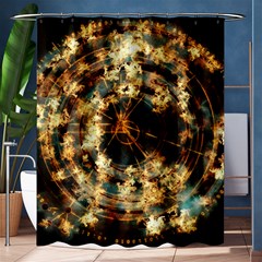 Science Fiction Background Fantasy Shower Curtain 60  X 72  (medium)  by danenraven