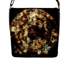 Science Fiction Background Fantasy Flap Closure Messenger Bag (l) by danenraven