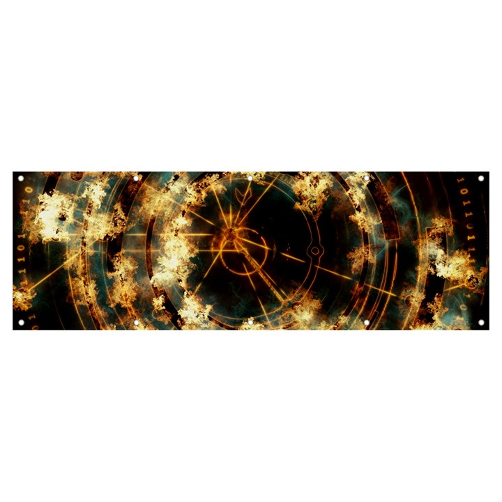 Science Fiction Background Fantasy Banner and Sign 12  x 4 