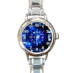 Astrology Horoscopes Constellation Round Italian Charm Watch by danenraven