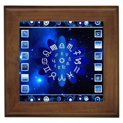 Astrology Horoscopes Constellation Framed Tile by danenraven